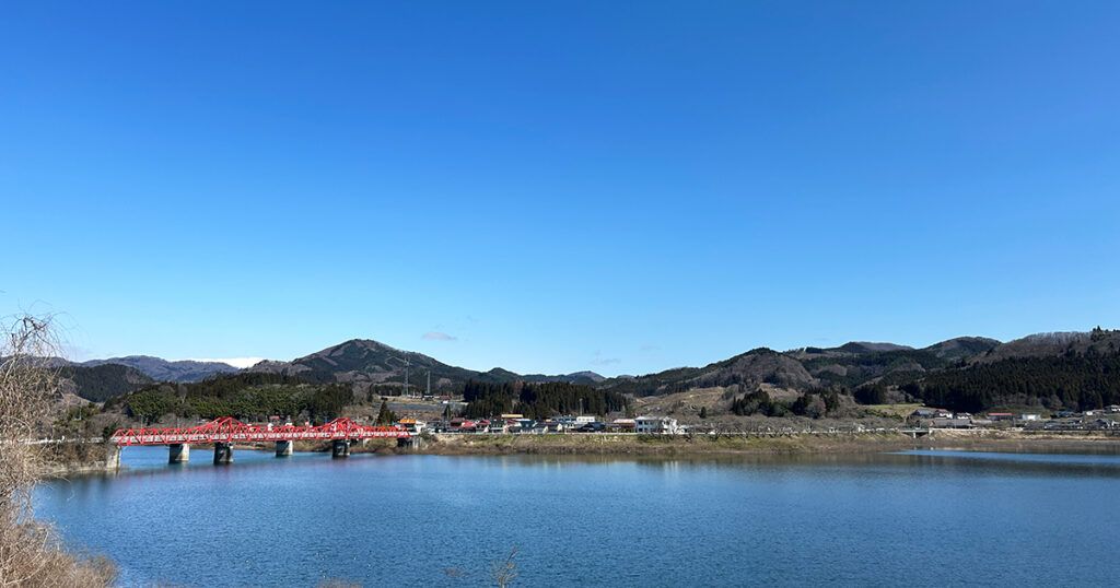 冬の花山湖