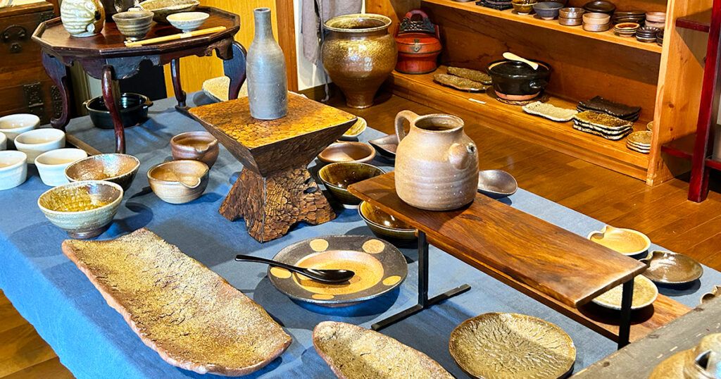 座主窯の陳列商品
